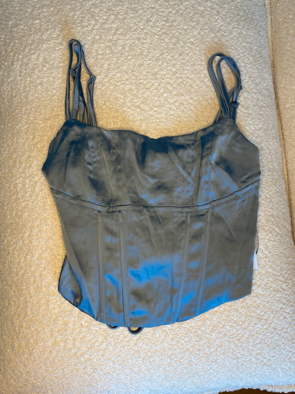 **NWT** Princess Polly blue lace-up corset